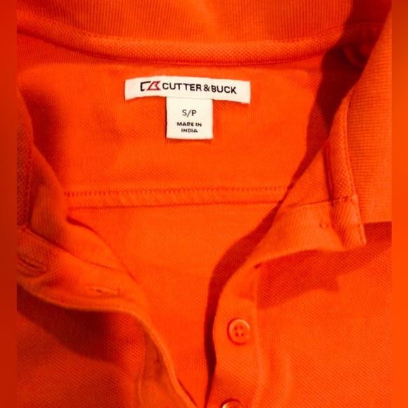 Collage Orange 🍊 Sweet Spot Skinny Polo Cutter&Buck - Picture 8 of 9